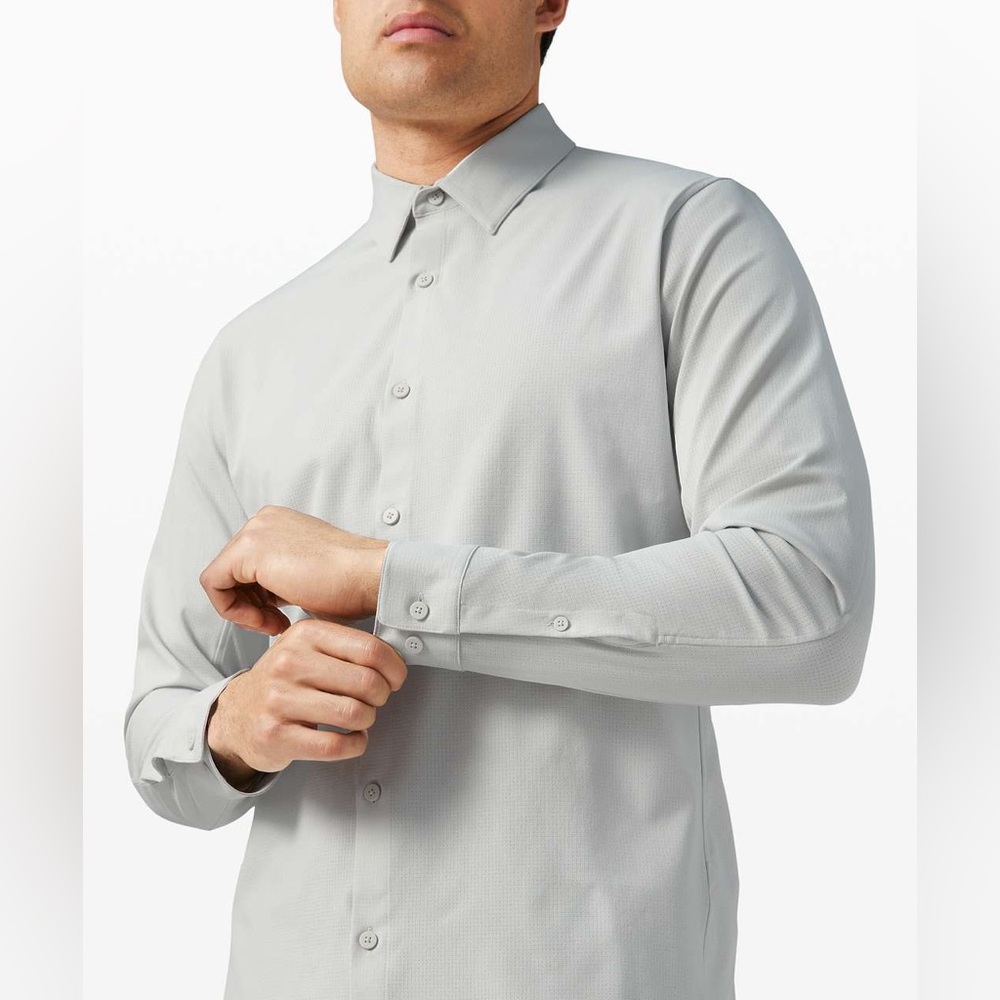 Lululemon Airing Easy Long Sleeve Shirt - Vapor